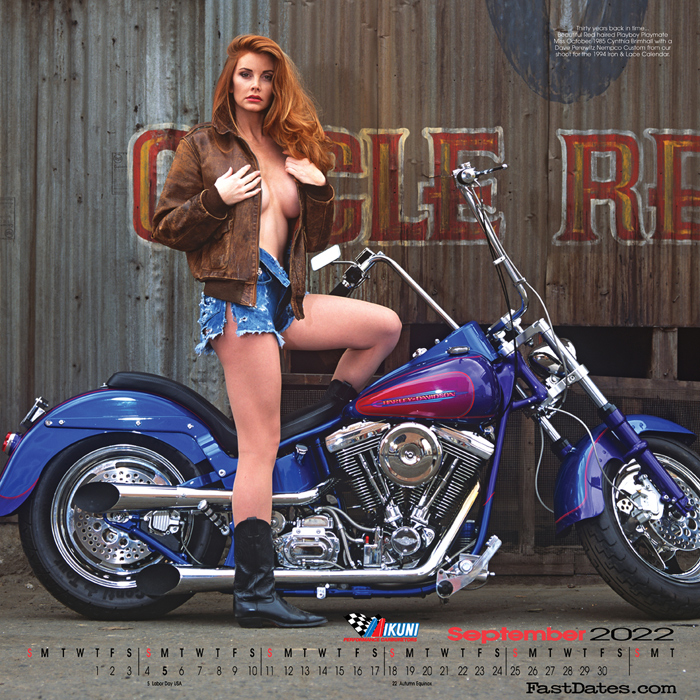 Iron & Lace Motorcycle PinUp Calendar