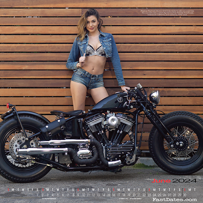 Iron & Lace Motorcycle PinUp Calendar