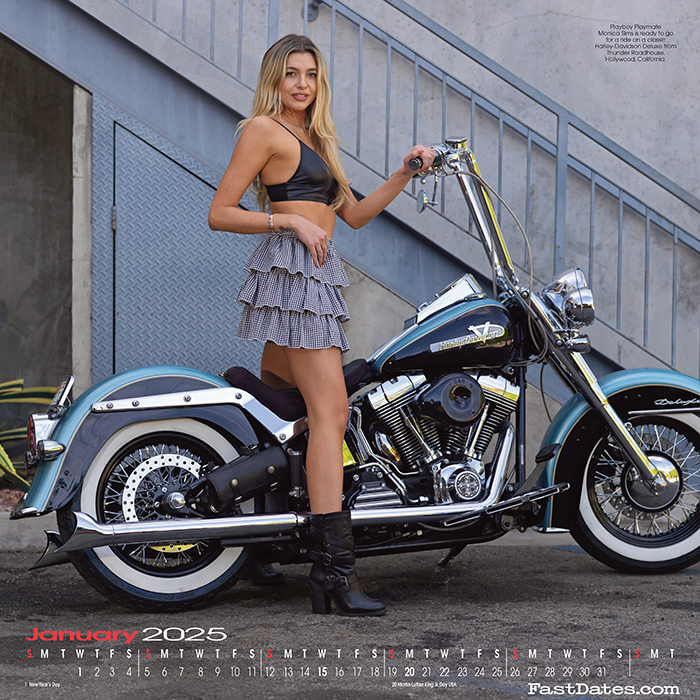 Iron & Lace Motorcycle PinUp Calendar