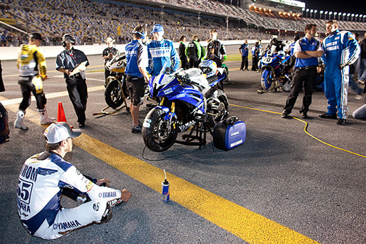 Daytona 200 starting line 2009