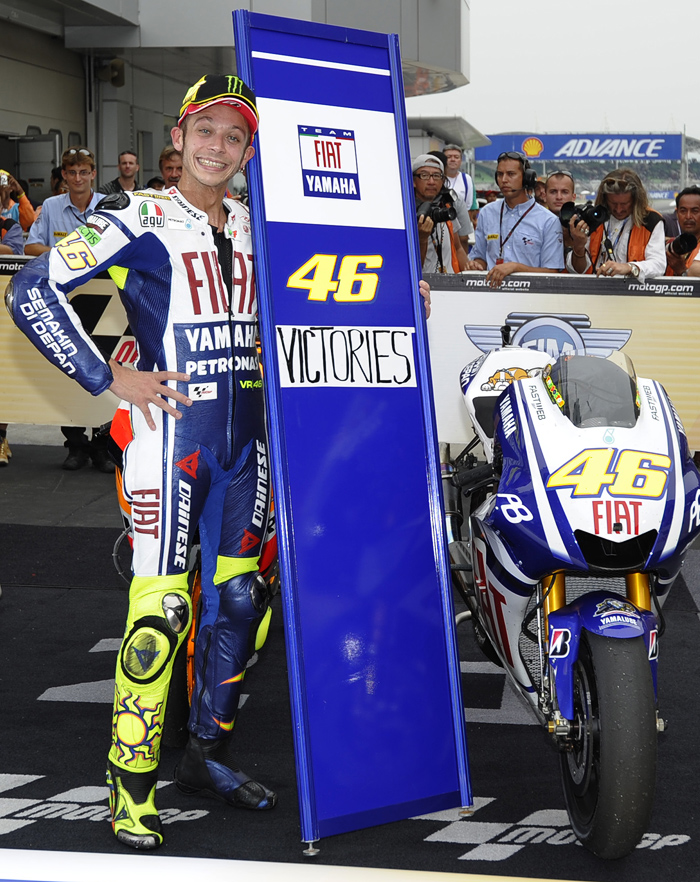 Valentino Rossi 46 MotoGP victories photograph picture