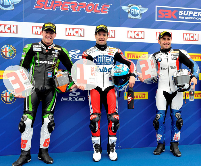 Donnington Englams Superpole riders Superbike