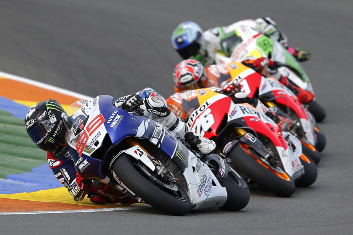 Jorge Lorenzo race action photo Valencia MotoGP