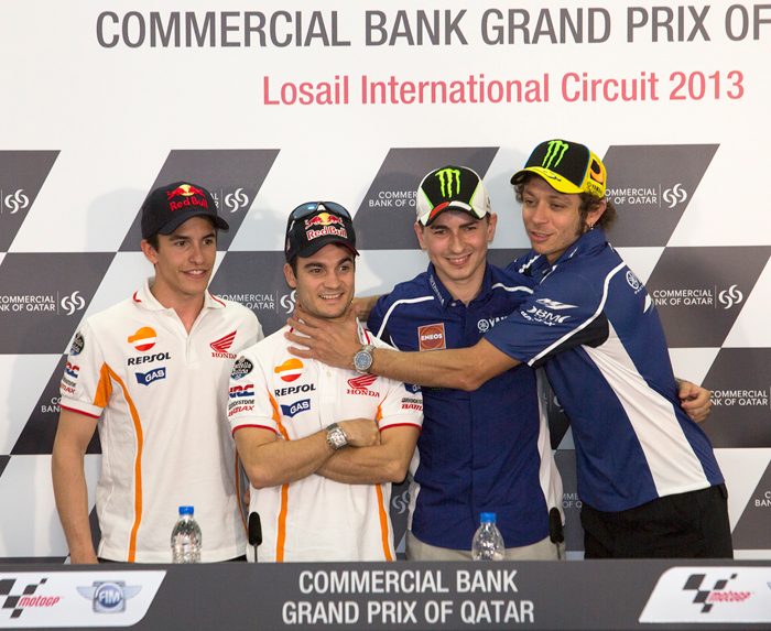 MotoGP 2013 top riders rivals