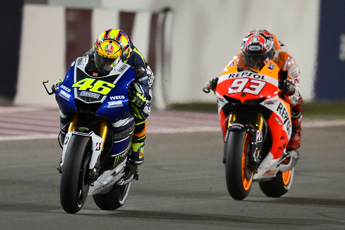 Rossi and Marquez