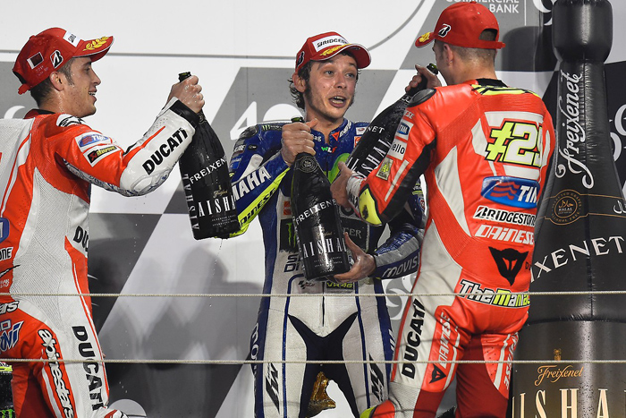 MotoGP podium Qatar