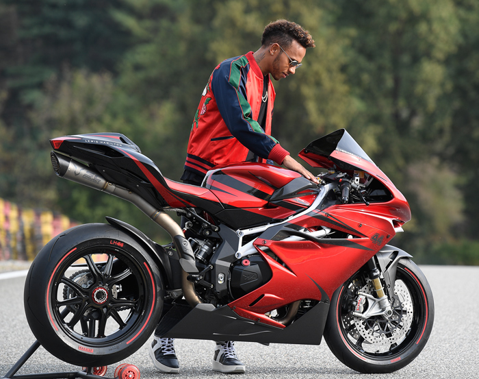 Lewis Mamilton MV Agusta Special Edition photo picture